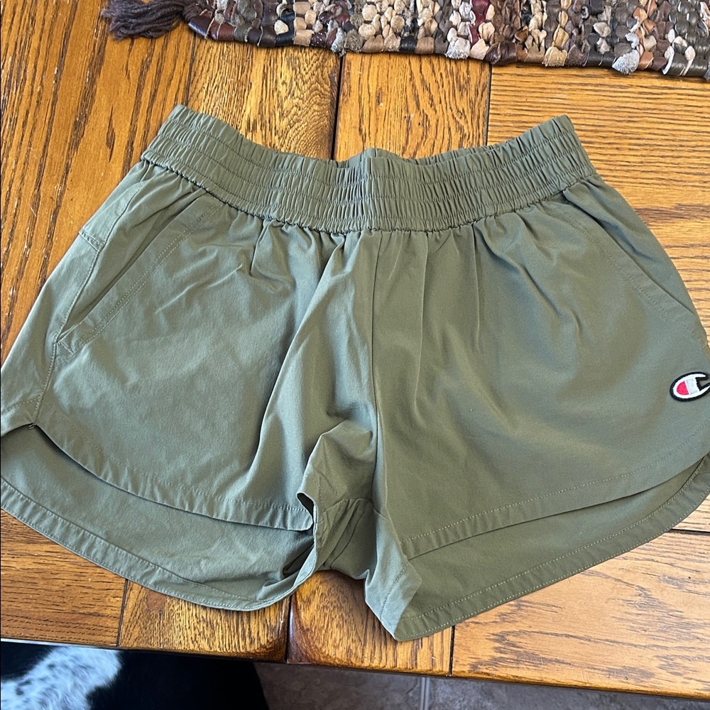 Champion Women's Athletic Shorts in Olive